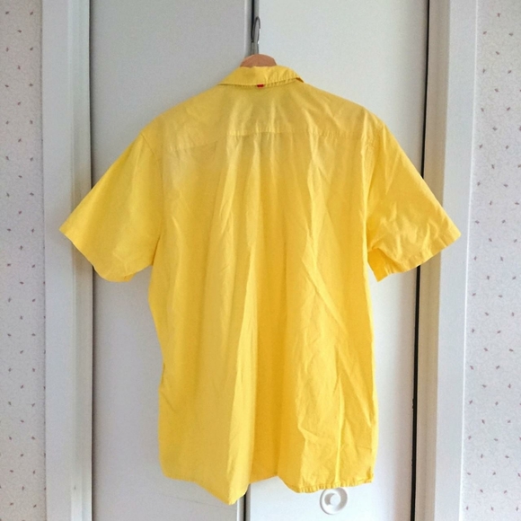 💖2/$35💖 Strellson lemon yellow short-sleeve shirt - Picture 3 of 4